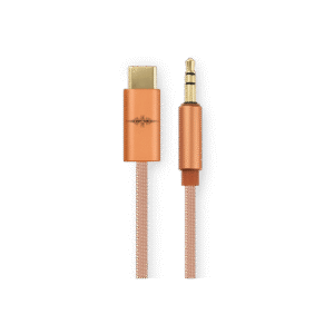 Fabric USB-C to Audio Jack Cable